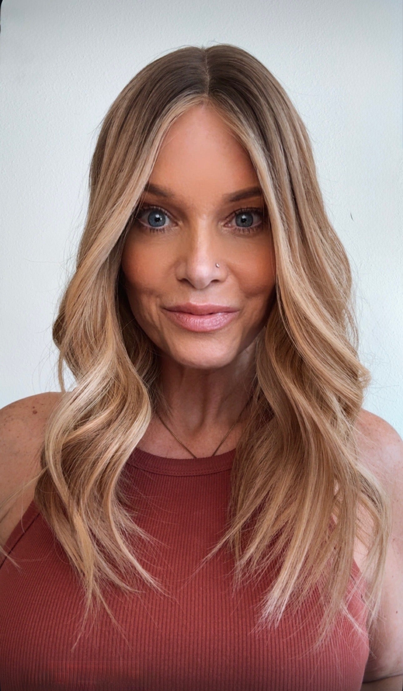 Caramel Macchiato 18” | EURO Human Hair | Closed Lace Topper