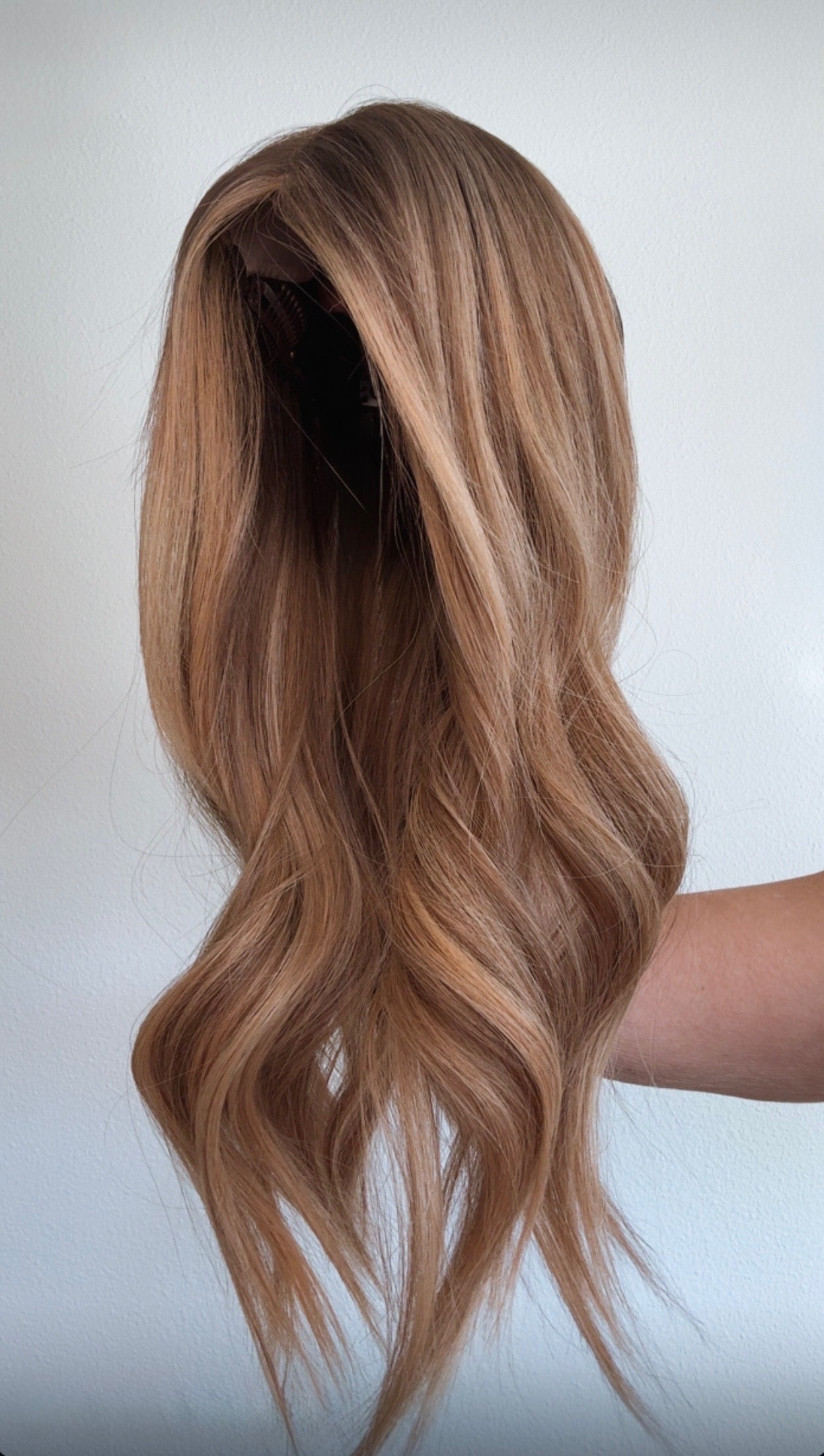 Caramel Macchiato 18” | EURO Human Hair | Closed Lace Topper