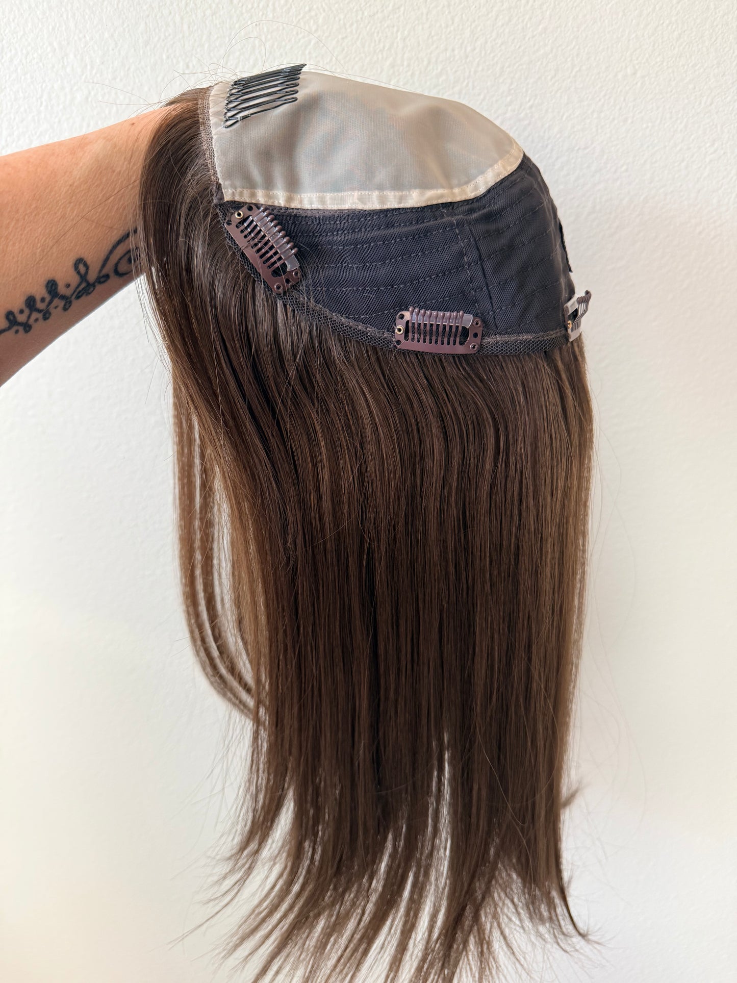 Dark Roast 20” | EURO Human Hair | Closed Lace Topper
