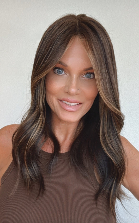 Tate 20" | Human Hair | FULL HAND TIED | Light Density | M